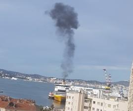 Boum! : Impressionnante détonation à bord d’un Corsica Ferries à Toulon (source Var Matin)