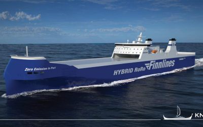 Première vue des futurs rouliers hybrides de Finnlines (source Mer et Marine)