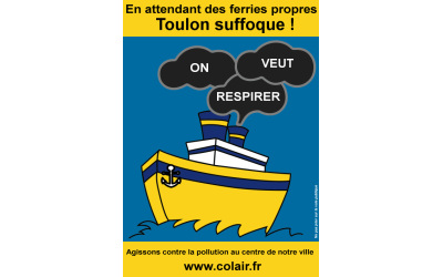 Track Colair “En attendant des ferries propres Toulon suffoque !”